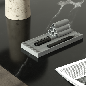 Concrete Modern Desk Pen Holder