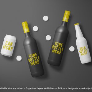Branded Beverage Bottles & Cans